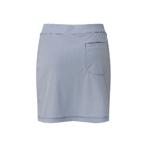 Jupe-short à imprimé pied-de-poule pour femme