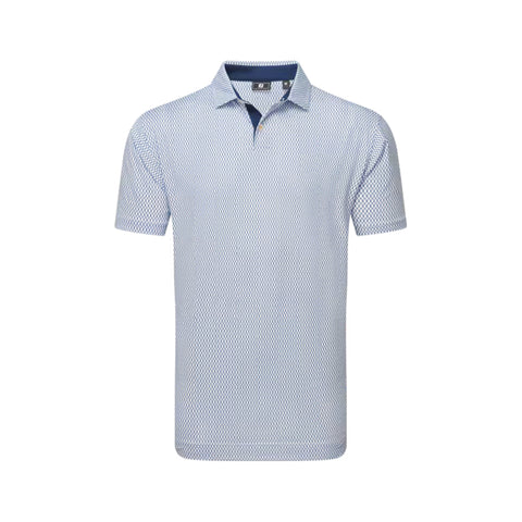 Polo en fil d'Écosse imprimé Irongate
