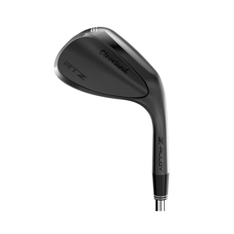 RTZ Wedge en satin noir
