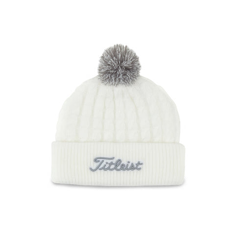 Cable Knit Pom Pom