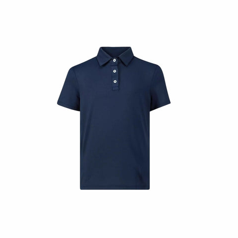 Polo col montant à manches courtes pour fille