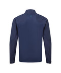 Navy men's long-sleeve golf jacket