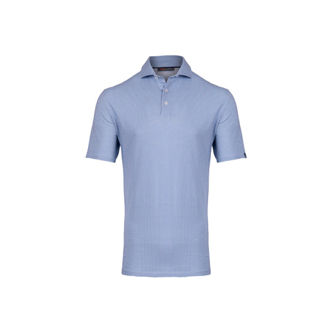 Hollow Pima Print Polo