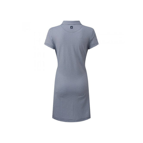 Women's Navy Houndstooth Dress