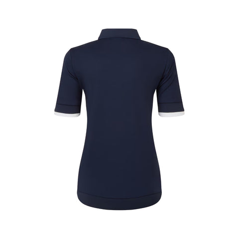 Damespolo met structuurbreisel (2026)