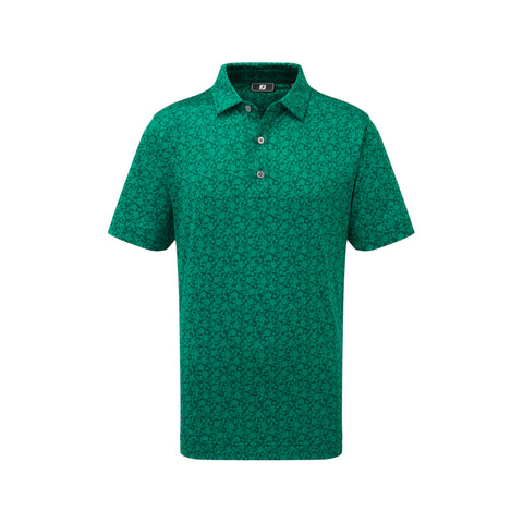 Junior-Polohemd aus Lisle mit Blumenmuster (2026)