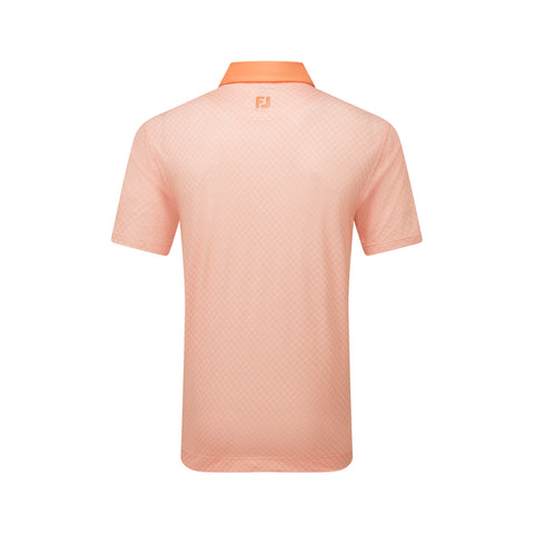 Checker Print Lisle Polo