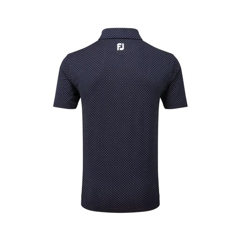 Stretch Lisle Dot Print Polo