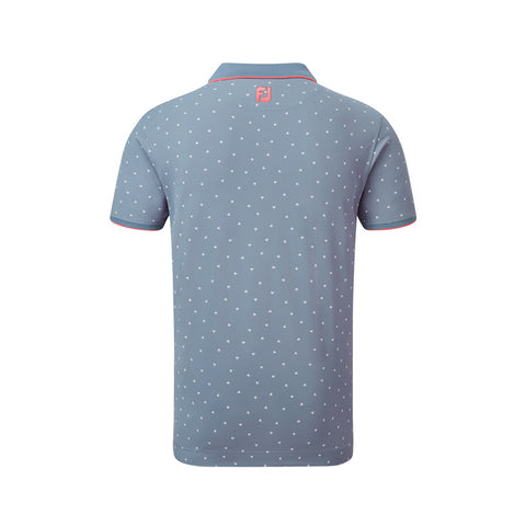 Piqué-Poloshirt mit Push-Play-Print