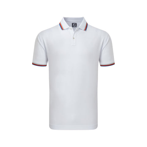 Solid Polo with Trim Pique