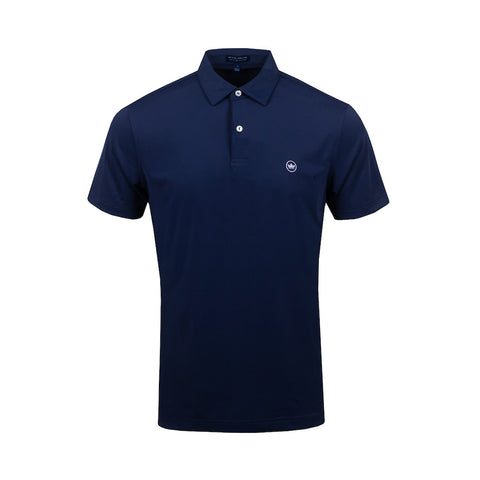 Solides Stretch-Jersey-Polo