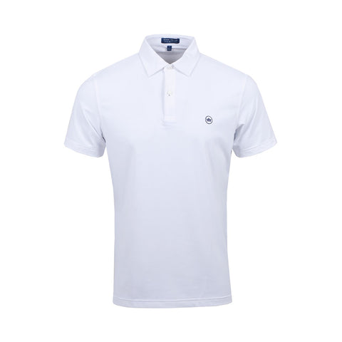 Solides Stretch-Jersey-Polo